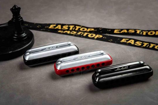 Диатоническая губная гармошка EASTTOP LUCKY 8 C RED COMB - Диатоническая губная гармошка - фото 2