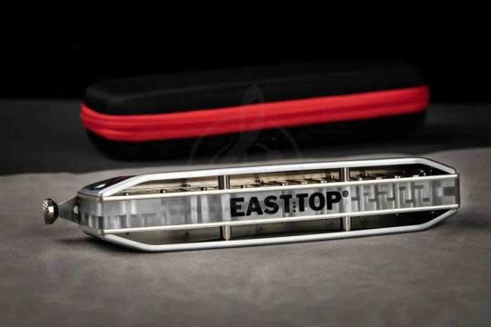 Хроматическая губная гармошка EASTTOP ROMANCE-16 - Гармошка губная хроматическая - фото 3