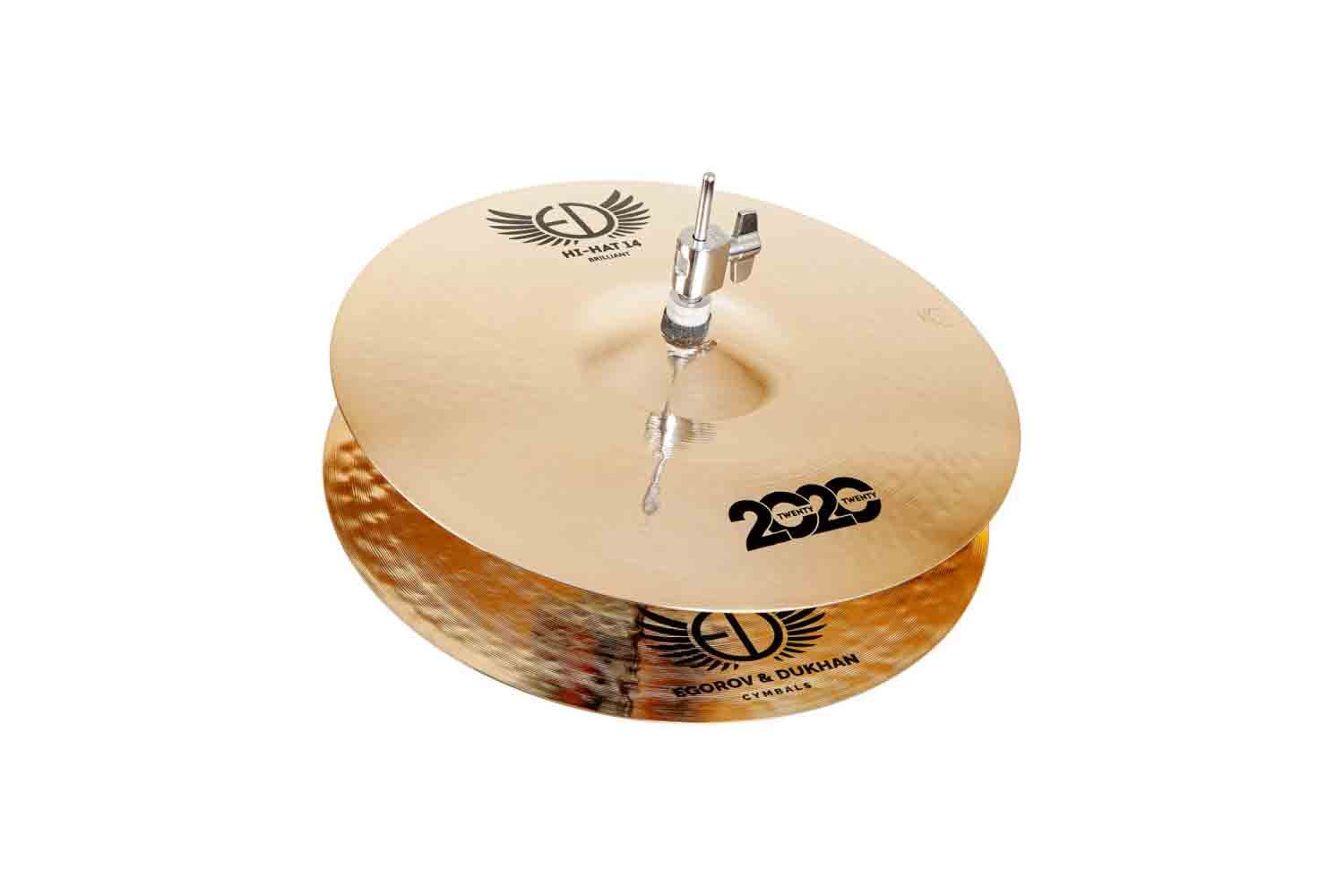 Тарелка Hi-Hat ED Cymbals ED2020HH15BR 2020 Brilliant Hi-Hat - Две тарелки 15" - фото 1