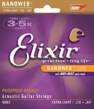 ELIXIR 16002 струны для акустической гитары Phos Bronze 10-47 - фото 1 Струны для акустической гитары ELIXIR 16002 струны для акустической гитары Phos Bronze 10-47 - фото 1