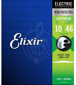 Elixir 19102 OptiWeb - струны для электрогитары 11-49 - фото 1 Струны для электрогитары Elixir 19102 OptiWeb - струны для электрогитары 11-49 - фото 1