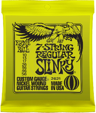 Ernie Ball 2621 струны для 7-стр эл.гитары 10-56 - фото 1 Струны для электрогитары Ernie Ball 2621 струны для 7-стр эл.гитары 10-56 - фото 1