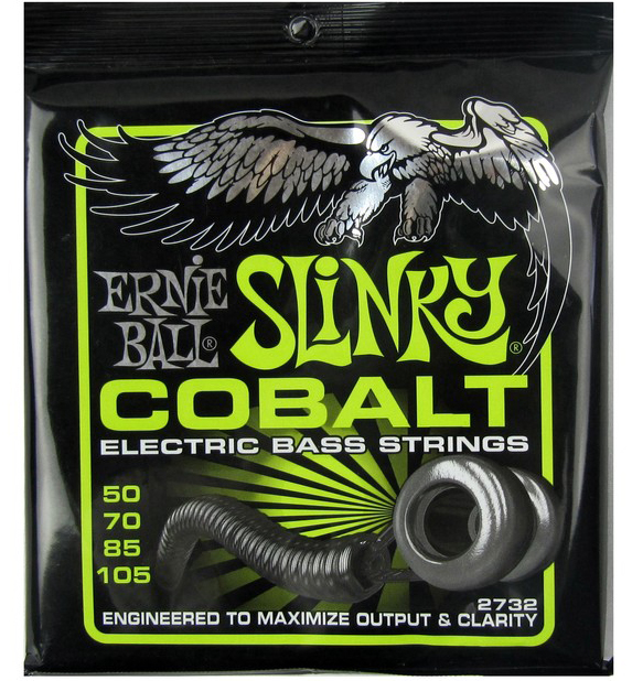 Струны для бас-гитары Ernie Ball 2732 струны для бас-гитары Cobalt Bass Regular Slinky (50-70-85-105)  - фото 1