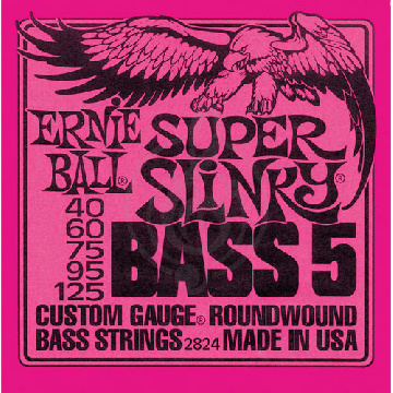 Ernie Ball 2824 струны для 5-струнной бас гитары - фото 1 Струны для бас-гитары Ernie Ball 2824 струны для 5-струнной бас гитары - фото 1