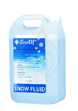 Жидкость для генератора снега EURO DJ Snow Fluid STANDARD Жидкость для генераторов снега, канистра 5 литров - фото 1