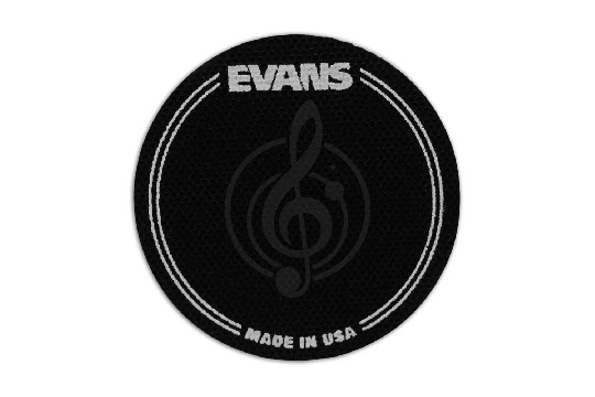 Наклейка на пластик барабана Evans EQPB1 - Наклейка нейлоновая на рабочий пластик бас барабана - фото 1
