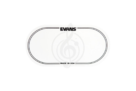 Наклейка на пластик барабана Evans EQPC2 - Наклейка нейлоновая на рабочий пластик бас барабана - фото 1
