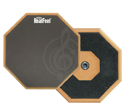 Пэд тренировочный EVANS RF6GM ПЭД односторонний 6" RealFeel с креплением на стойку - фото 1