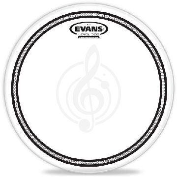Пластик для томов EVANS TT12EC2S - Двухслойный прозрачный пластик 12", предназначен для тома и малого барабана. - фото