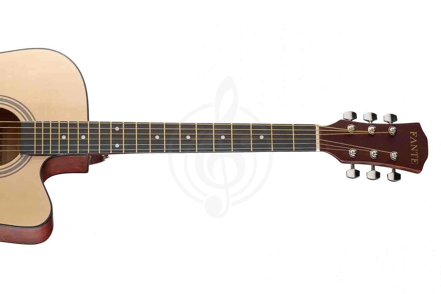 Акустическая гитара Fante FT-221-N Акустическая гитара, с вырезом 41", цвет натуральный - фото 4