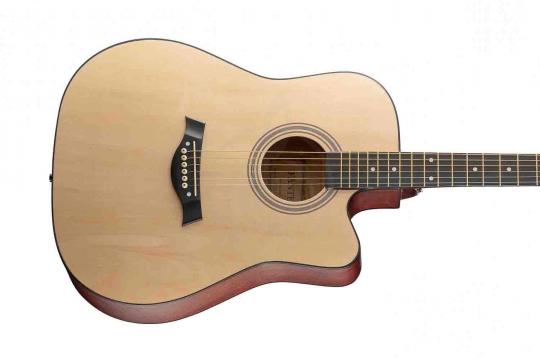 Акустическая гитара Fante FT-221-N Акустическая гитара, с вырезом 41", цвет натуральный - фото 3