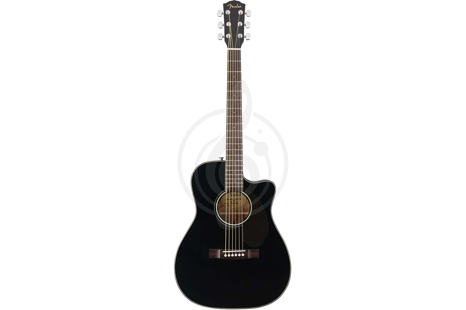 Электроакустическая гитара FENDER CC-60SCE BLK WN - Электроакустическая гитара - фото 1