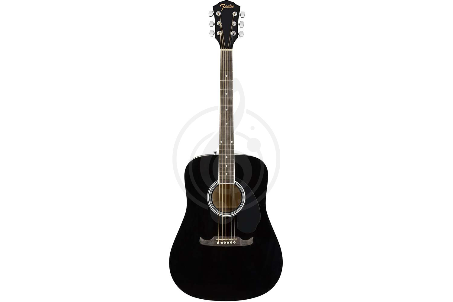 Акустическая гитара FENDER FA-125 Dreadnought Black WN - Акустическая гитара - фото 1