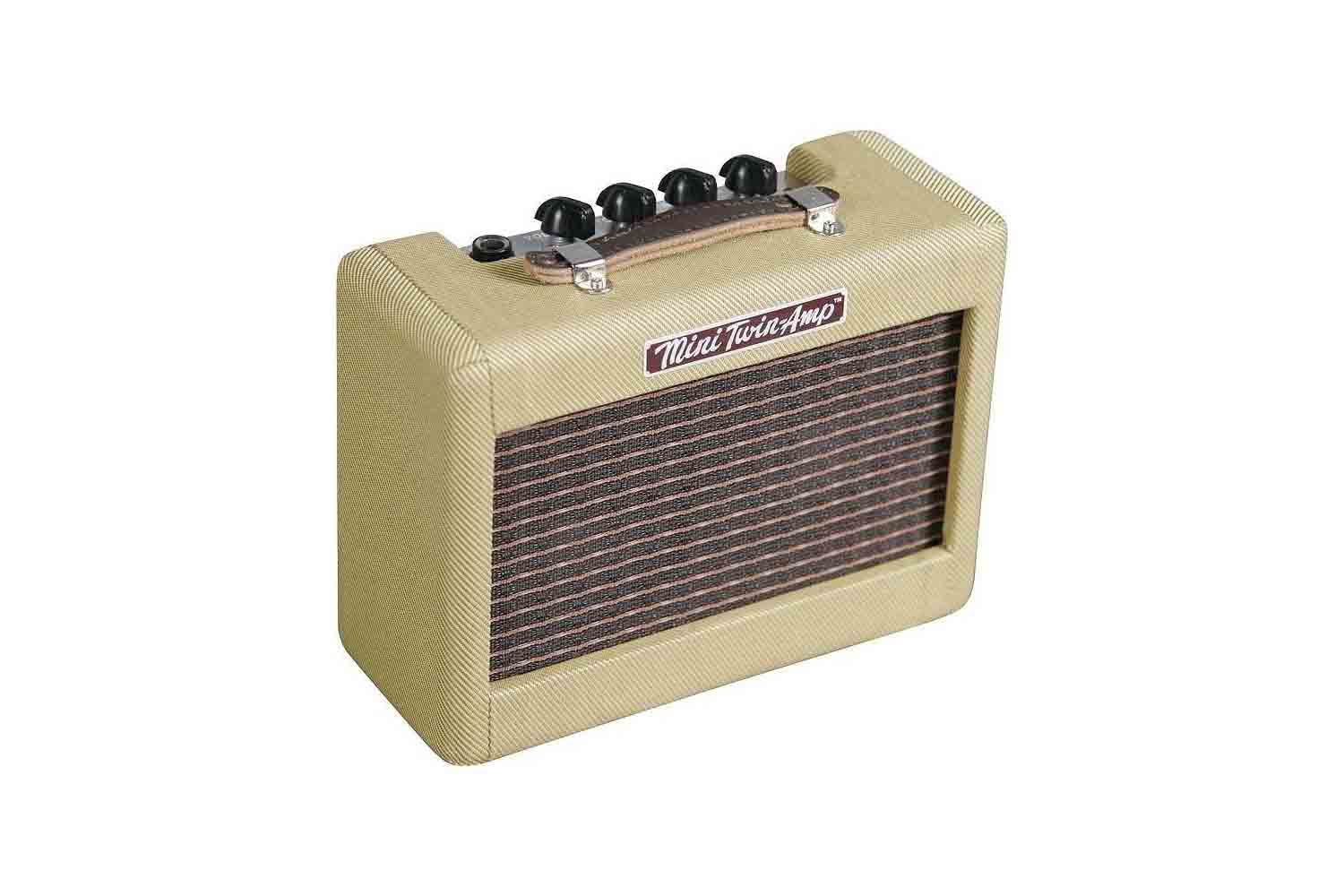 Комбоусилитель для электрогитары FENDER MINI '57 TWIN-AMP миниатюрный комбоусилитель, 1 Вт, 2x2' - фото 1