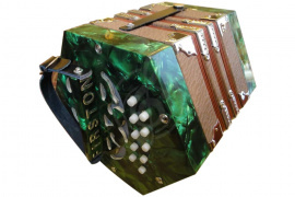 FIRSTON 20key Bandoneon Green - Концертина - фото 1 Концертина FIRSTON 20key Bandoneon Green - Концертина - фото 1