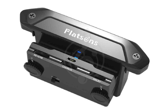 Трансакустический звукосниматель Flatsons FR2 - Гитарный магнитный звукосниматель, трансакустический - фото 1