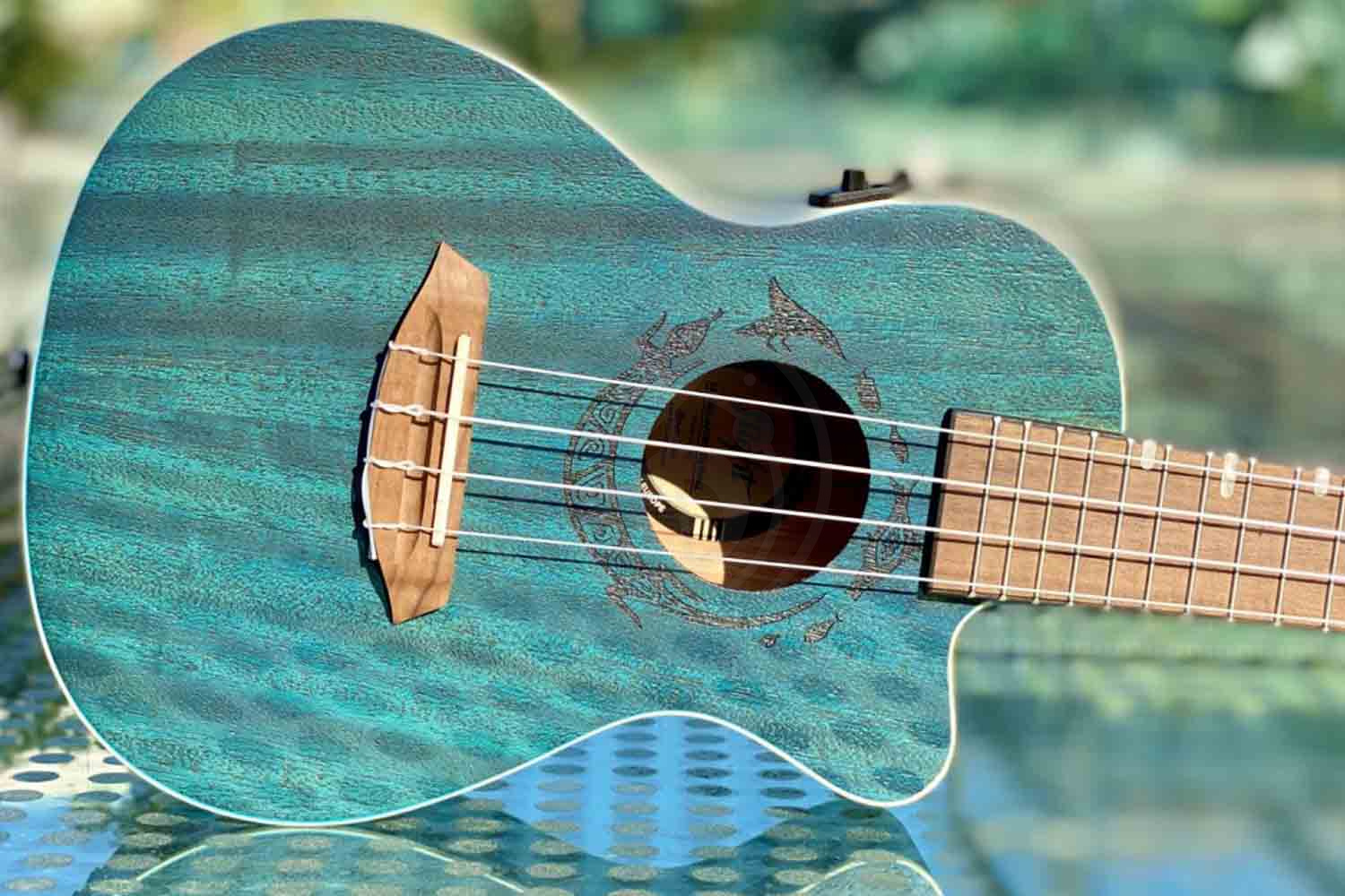 Укулеле концерт FLIGHT DUC380 CEQ TOPAZ - Укулеле со звукоснимателем - фото 18