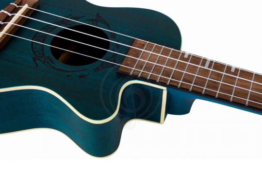 Укулеле концерт FLIGHT DUC380 CEQ TOPAZ - Укулеле со звукоснимателем - фото 7