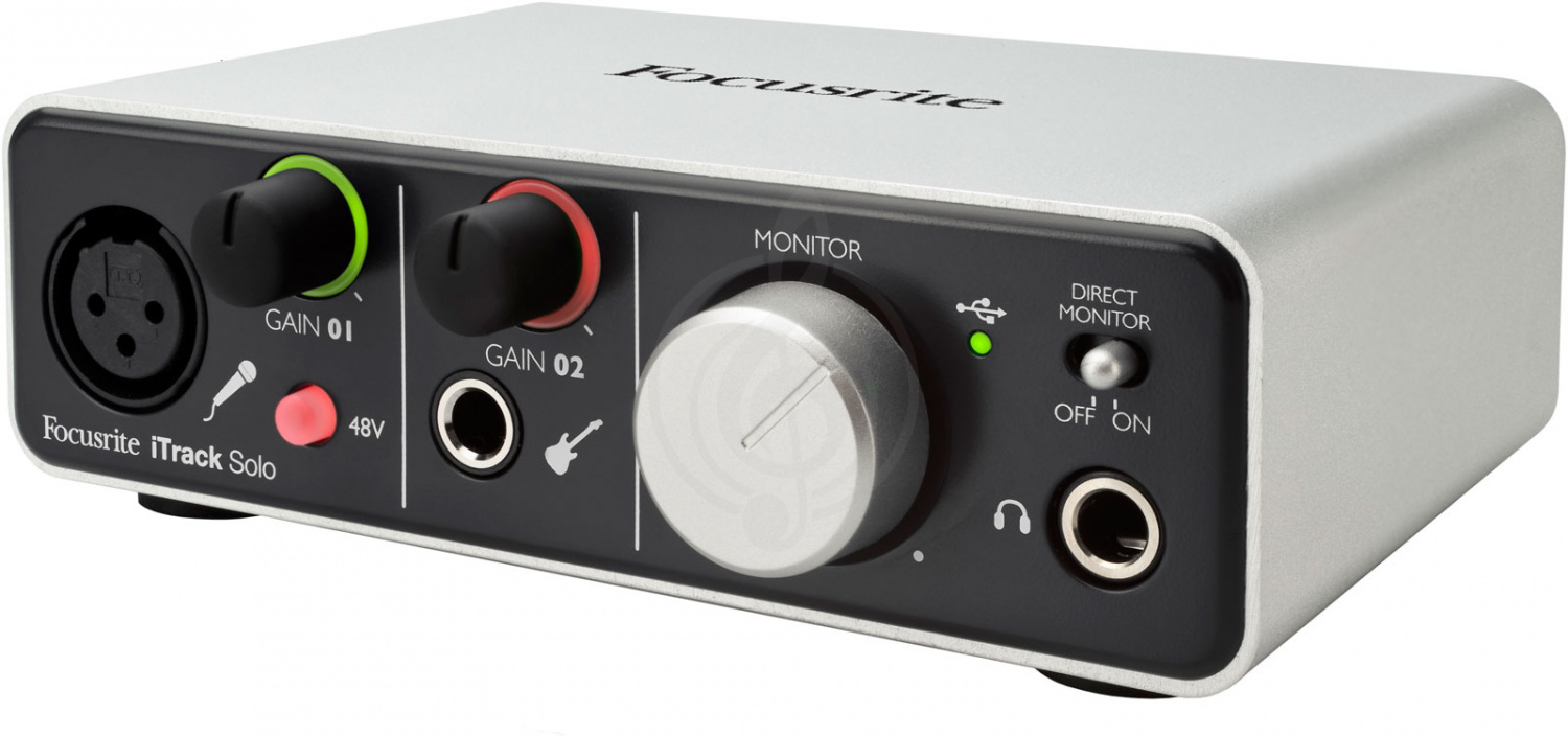  FOCUSRITE iTrack Solo Компактный USB интерфейс с возможностью записи на iPad - фото 4