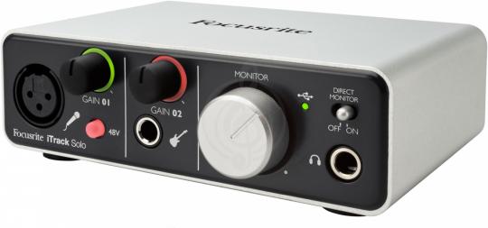  FOCUSRITE iTrack Solo Компактный USB интерфейс с возможностью записи на iPad - фото 4
