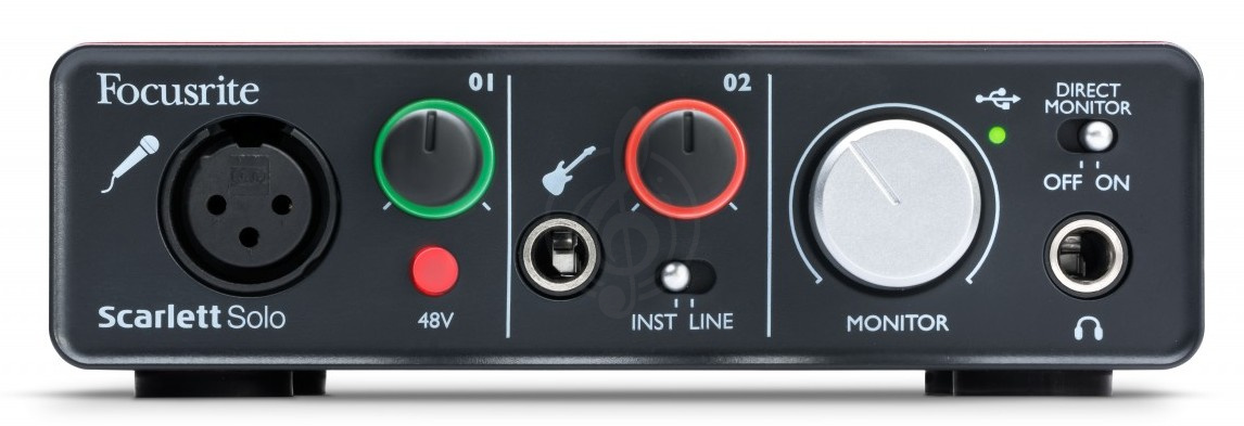  FOCUSRITE Scarlett Solo (2nd GEN) - USB аудиоинтерфейс - фото 2