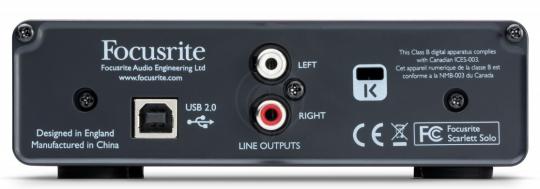  FOCUSRITE Scarlett Solo (2nd GEN) - USB аудиоинтерфейс - фото 3