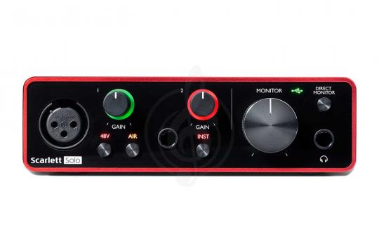 Focusrite Scarlett Solo Studio (3rd GEN) - Студийный комплект - фото 4 Комплект для звукозаписи Focusrite Scarlett Solo Studio (3rd GEN) - Студийный комплект - фото 4