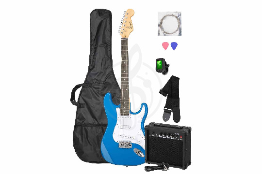 Электрогитара Stratocaster Foix FGP/FGP-STK-BL - Электрогитара - фото 1