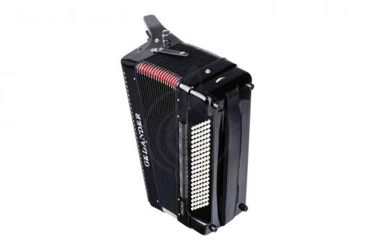 Аккордеон 4/4 Gelander GH2012HA-BLACK - Аккордеон 41/120/13+6+1, черный - фото 2