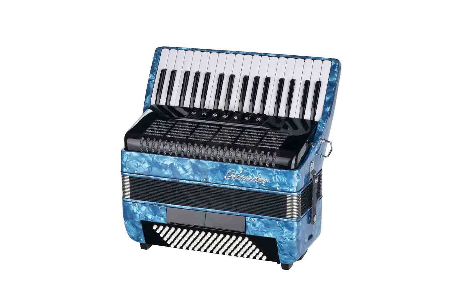 Аккордеон 7/8 Gelander GH2017-34-BLUE - Аккордеон 34/96/7+2 - фото 3