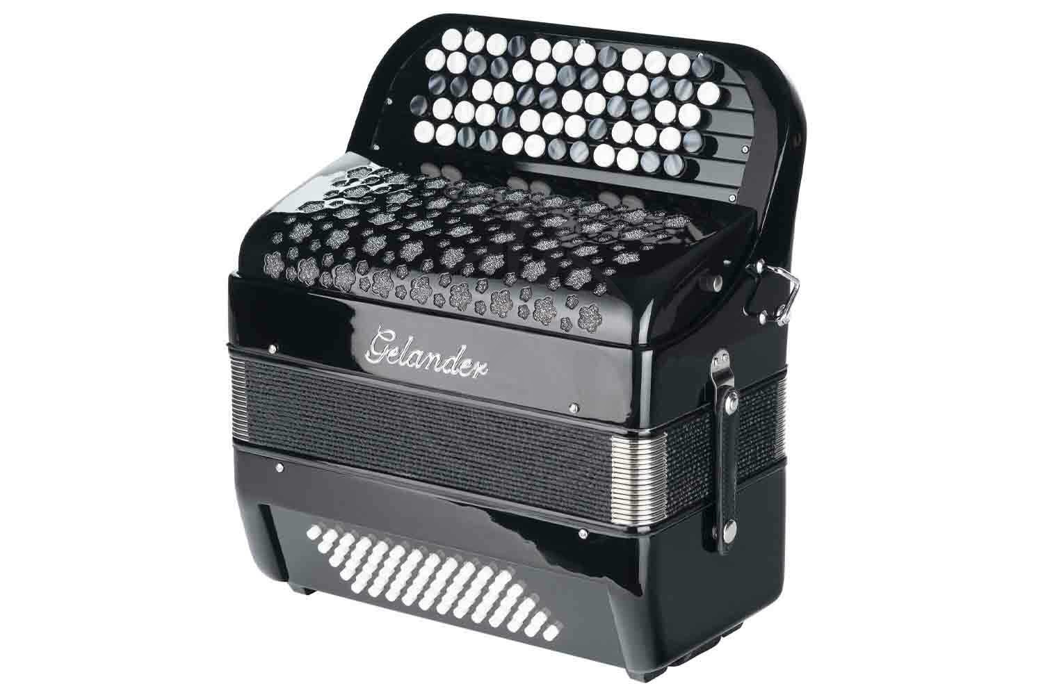 Gelander GH5060H - Кнопочный аккордеон 62/60, черный - фото 2