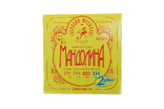 Господин музыкант M26Fx Комплект струн для мандолины, фосфорная бронза - фото 1 Струны для мандолины Господин музыкант M26Fx Комплект струн для мандолины, фосфорная бронза - фото 1