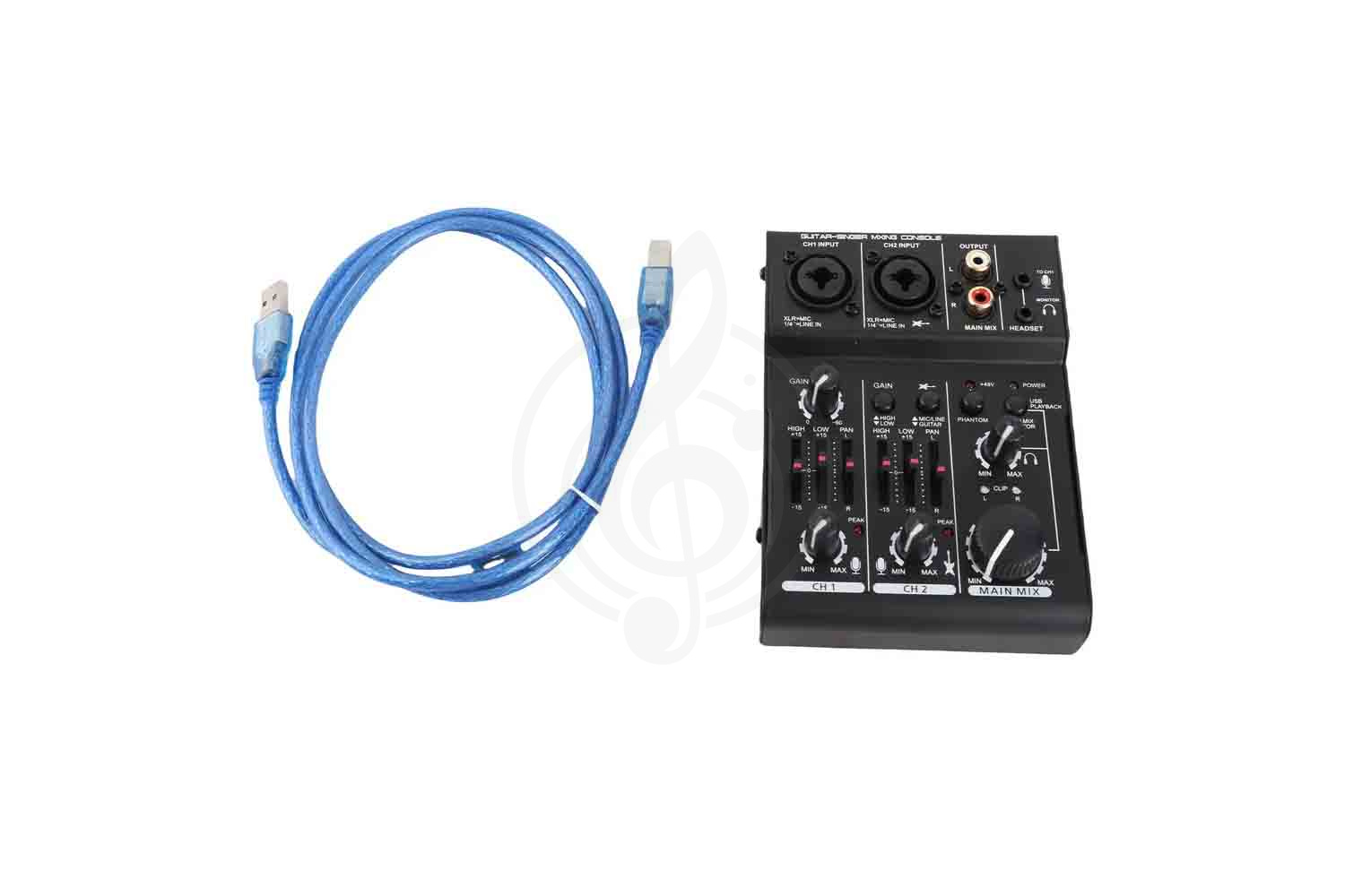 Активный микшер Grand Vox YUEC-2 - Мини-микшер - фото 10