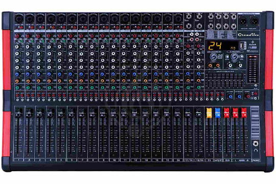 GrandVox GM-20FX - Микшерный пульт аналоговый - фото 1 Аналоговый микшер GrandVox GM-20FX - Микшерный пульт аналоговый - фото 1