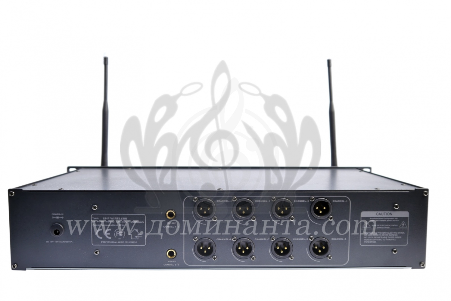 Беспроводная конференц-система GrandVox UHF-8CF конференц радиосистема на 8 микр - фото 3
