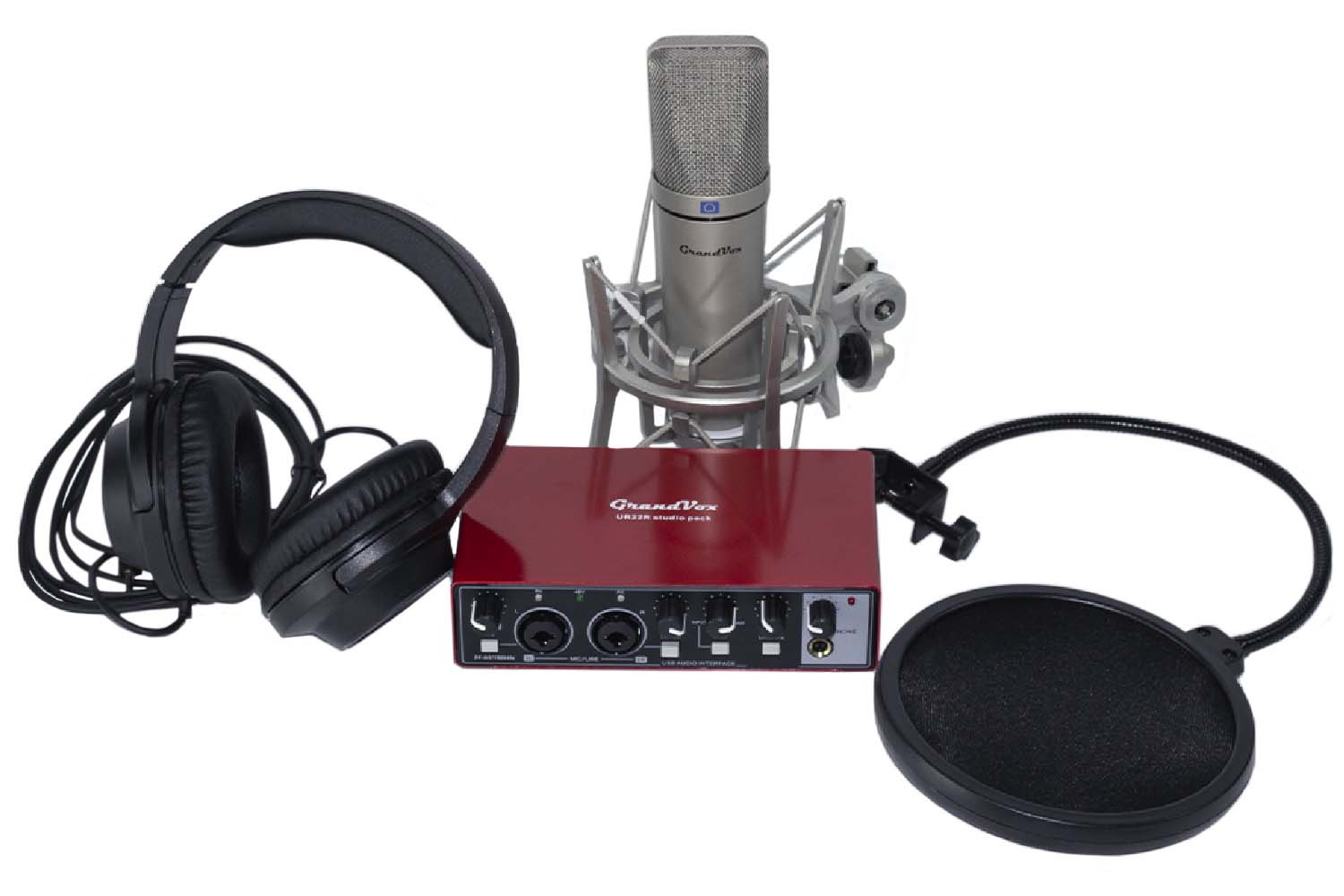 Комплект для звукозаписи GrandVox UR22R Studio Pack - Комплект для звукозаписи - фото 1