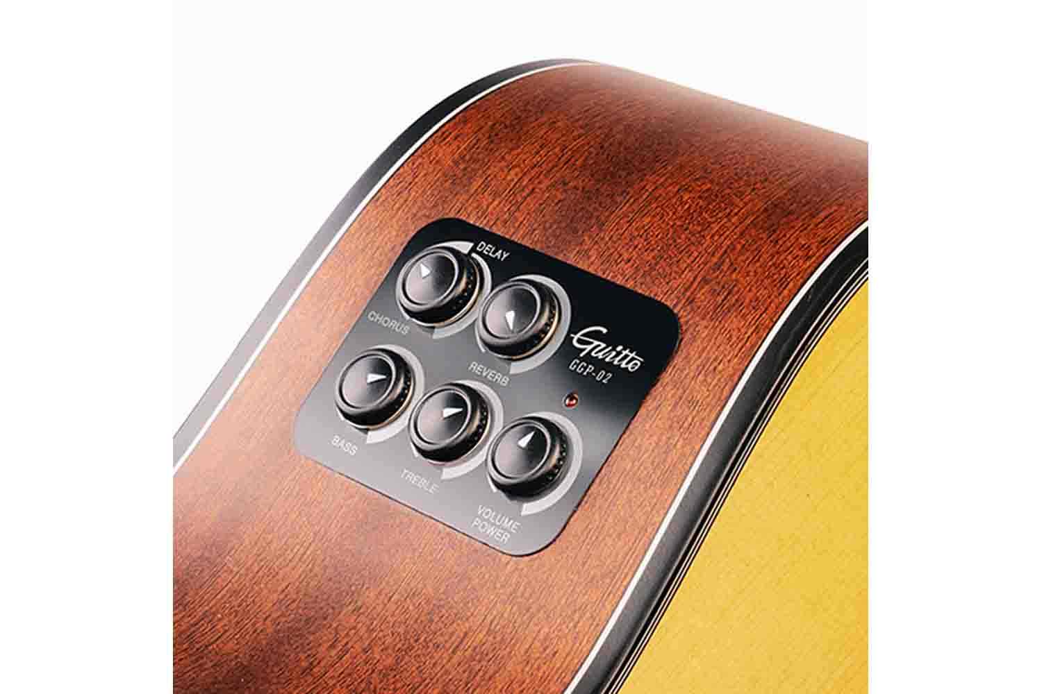 Трансакустический звукосниматель Guitto GGP-02 - Трансакустический звукосниматель для акустической гитары - фото 1