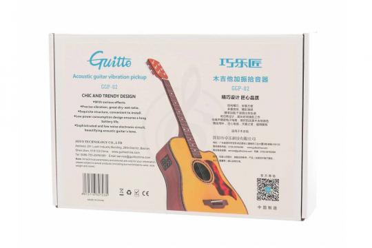 Трансакустический звукосниматель Guitto GGP-02 - Трансакустический звукосниматель для акустической гитары - фото 3