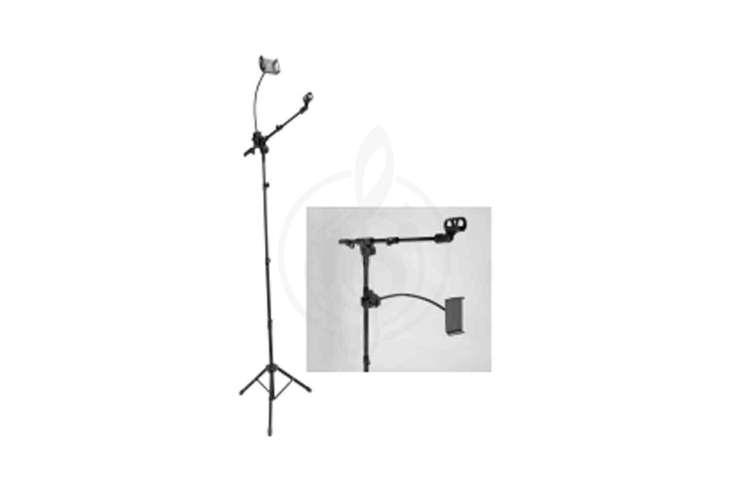 Стойка для микрофона напольная Guitto GMS-04 - Микрофонная стойка с держателем планшета - фото 2