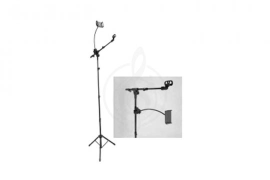 Стойка для микрофона напольная Guitto GMS-04 - Микрофонная стойка с держателем планшета - фото 2