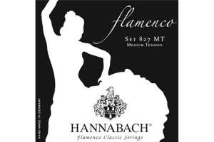 Изображение Hannabach 827MT Black FLAMENCO - Комплект струн для классической гитары желтый нейлон/посеребренные