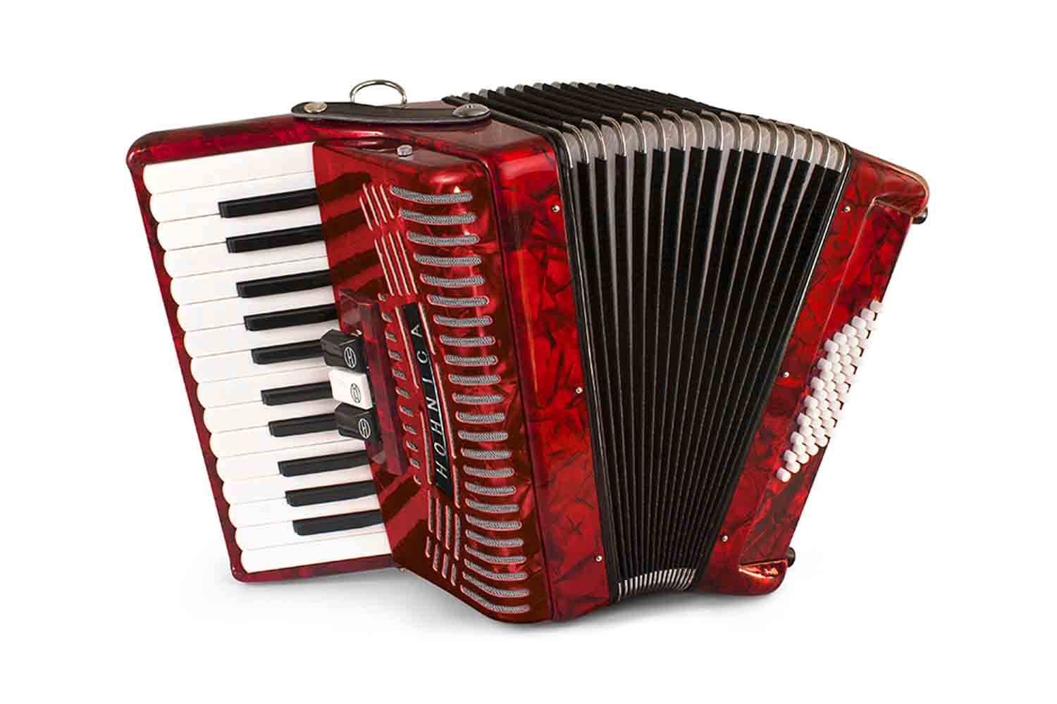 Аккордеон 1/2 Hohner A1621 (1304) Hohnica 48 Аккордеон, красный - фото 1