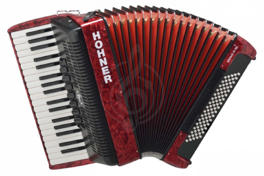Аккордеон 3/4 Hohner A4043 (A16431) BRAVO III 80 Red Аккордеон - фото 1