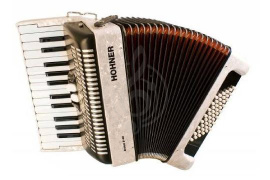 Аккордеон 1/2 HOHNER Bravo II 48 white - Аккордеон 1/2 Хонер - фото 1