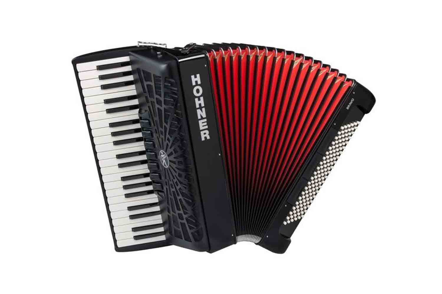 Аккордеон 4/4 HOHNER Bravo III 120 black - Аккордеон 4/4 - фото 2