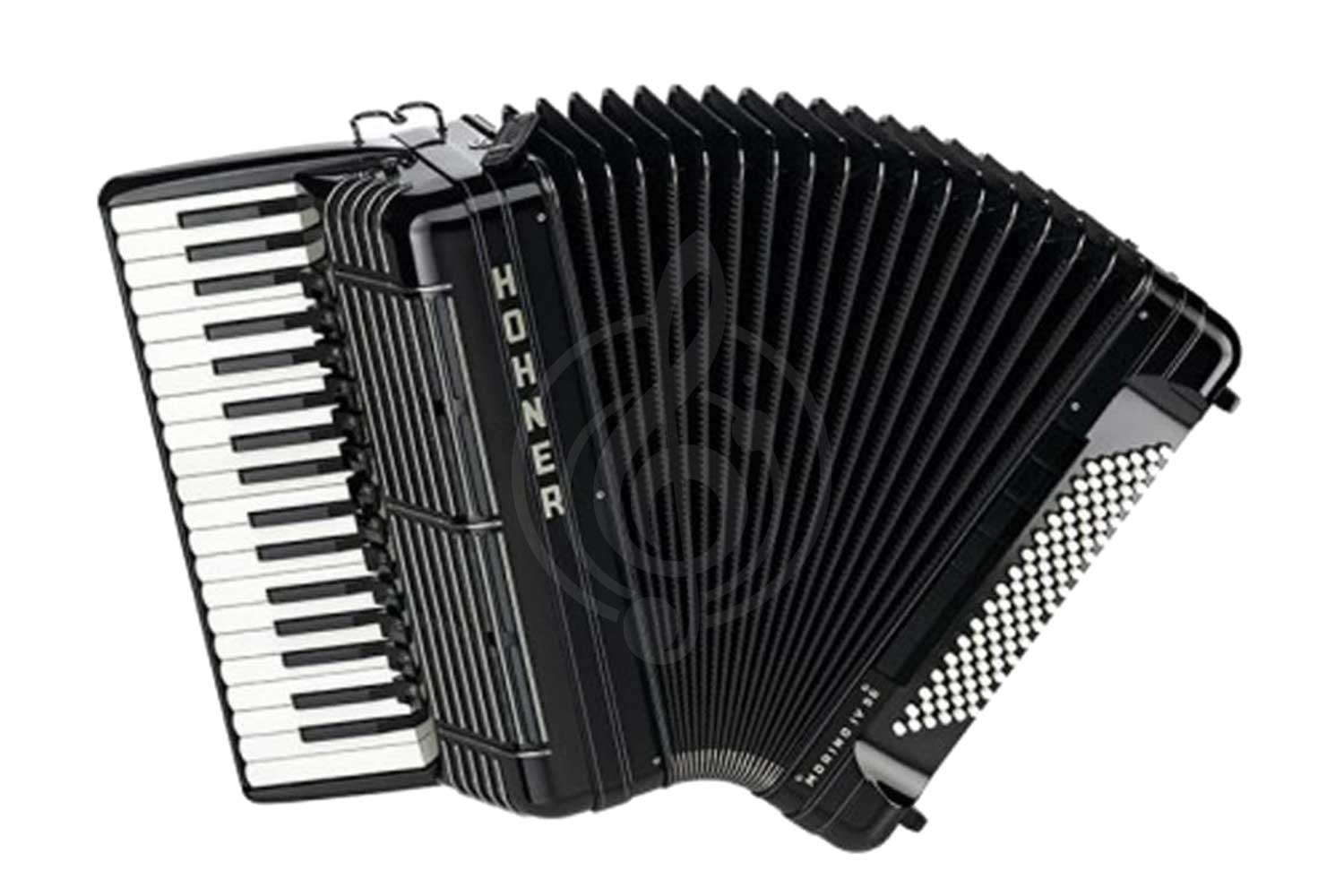 Аккордеон 7/8 HOHNER Morino+ IV 96 black - Аккордеон 7/8 Хонер - фото 1