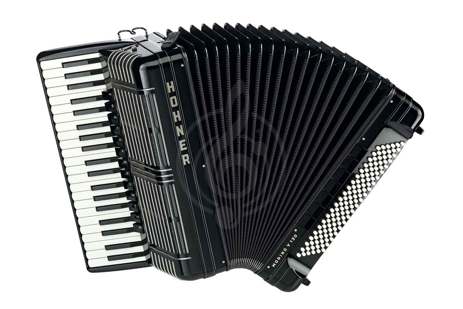 Аккордеон 4/4 HOHNER Morino+ V 120 black - Аккордеон 4/4 Хонер - фото 1
