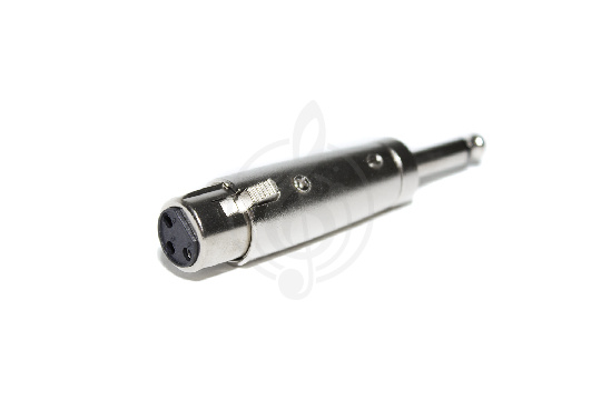 Переходник XLR Jack INVOTONE AD300 - переходник 3P XLR мама - 6,35 мм моно джек папа - фото 1
