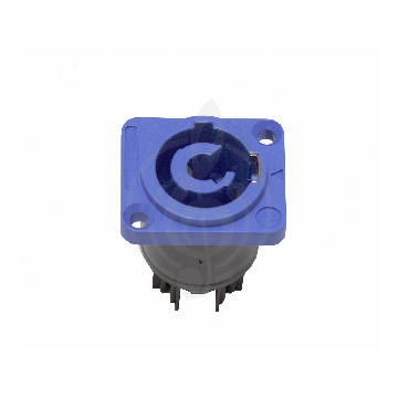 Invotone PI100F - панельный разъем PowerCon, входной (синий) - фото 1 Разъем Powercon Invotone PI100F - панельный разъем PowerCon, входной (синий) - фото 1