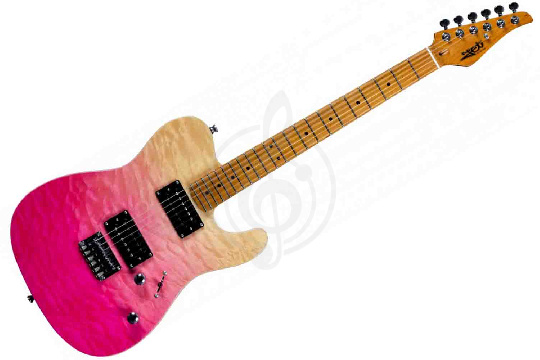 JET JT-450 QTPK - Электрогитара - фото 1 Электрогитара Telecaster JET JT-450 QTPK - Электрогитара - фото 1